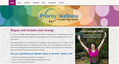 Desktop Screenshot of prioritywellness.com