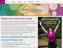 Tablet Screenshot of prioritywellness.com